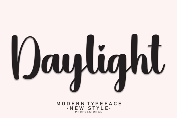 Daylight Font Poster 1