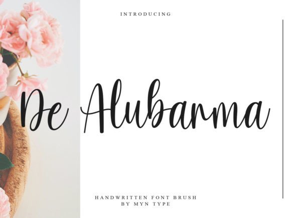 De Alubarma Font Poster 1