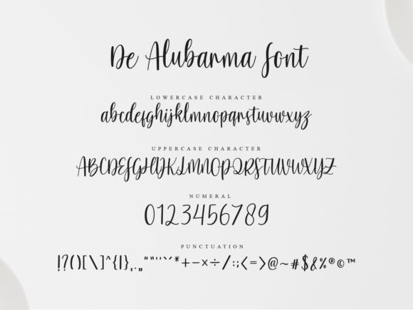 De Alubarma Font Poster 2