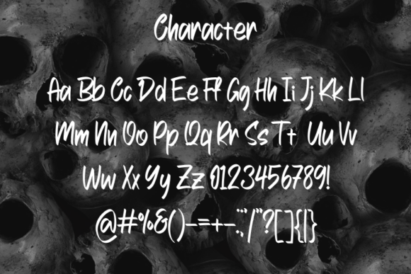 Dead Streed Font Poster 2