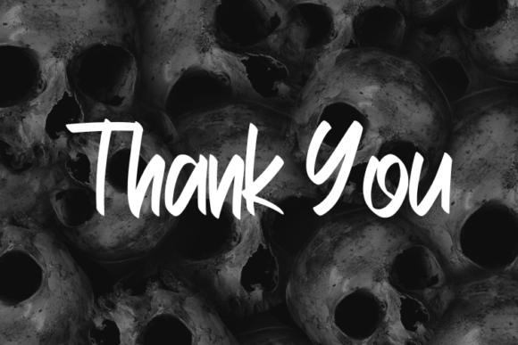 Dead Streed Font Poster 5