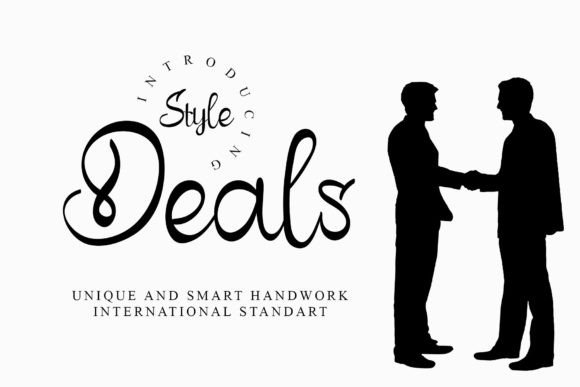 Deals Font Poster 1