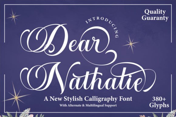 Dear Nathalie Font Poster 1