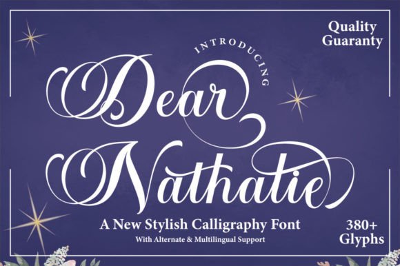 Dear Nathalie Font