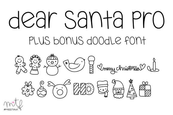 Dear Santa Pro Duo Font Poster 1