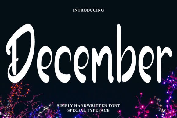 December Font Poster 1