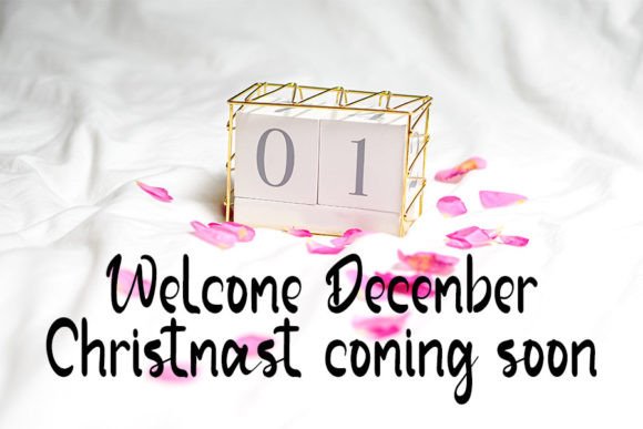 December Font Poster 4