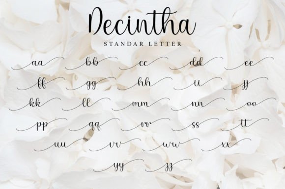 Decintha Font Poster 8