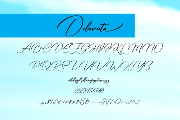 Delavista Font Poster 7