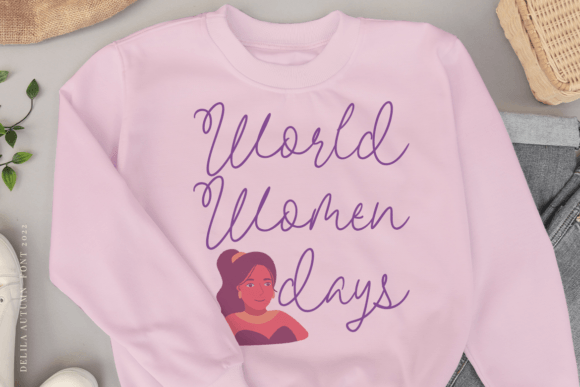 Delila Autumn Font Poster 5