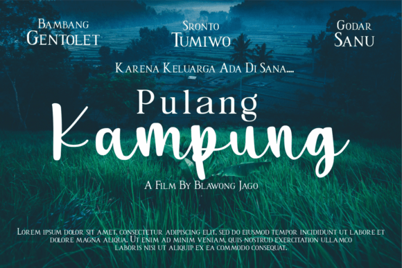 Dellova Font Poster 7