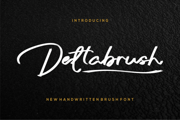 Deltabrush Font