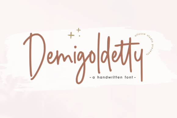 Demigoldetty Font Demigoldetty Font Poster 1