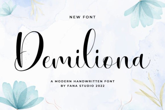 Demiliona Font Poster 1