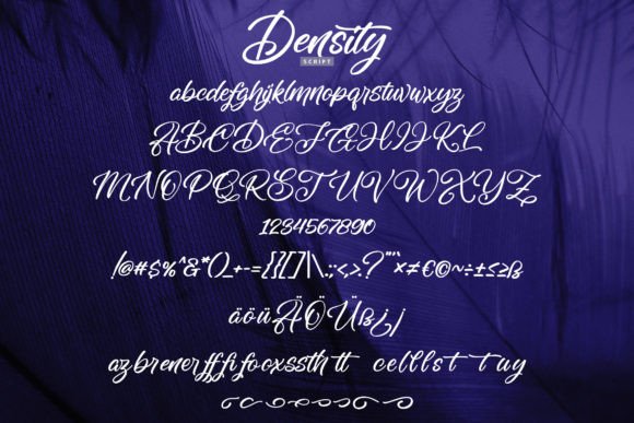 Density Font Poster 5