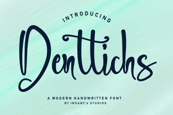 Dentlichs Font Poster 1