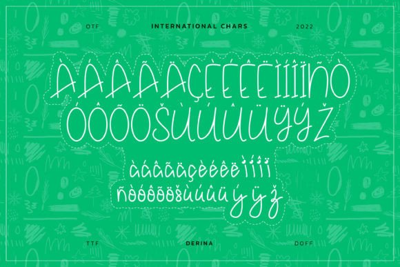 Derina Font Poster 9