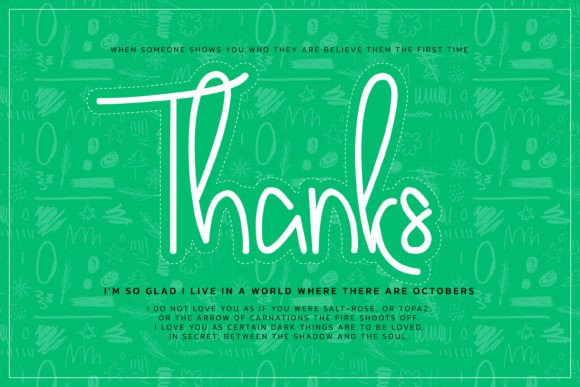 Derina Font Poster 10