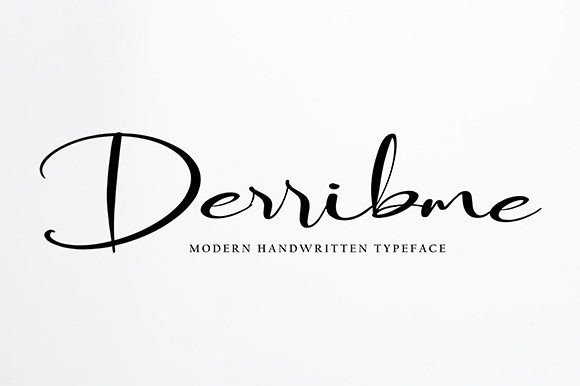 Derribme Font Poster 1