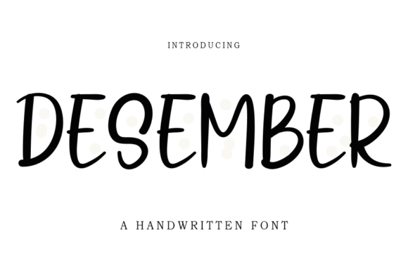 Desember Font Poster 1