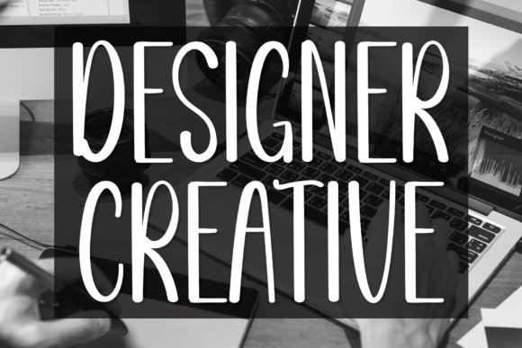 Designer Creative Font Poster 1