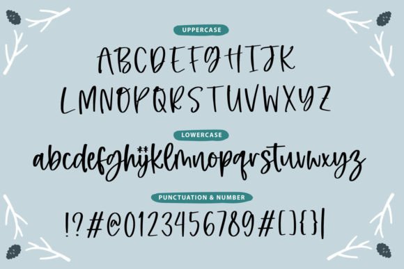 Desthia Winter Font Poster 3