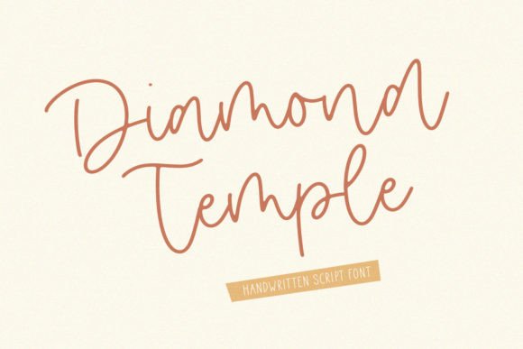 Diamond Temple Font Poster 1