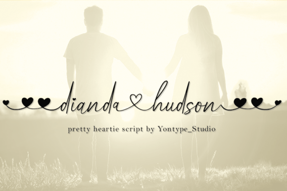 Dianda Hudson Font Poster 1