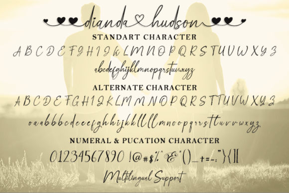 Dianda Hudson Font Poster 6