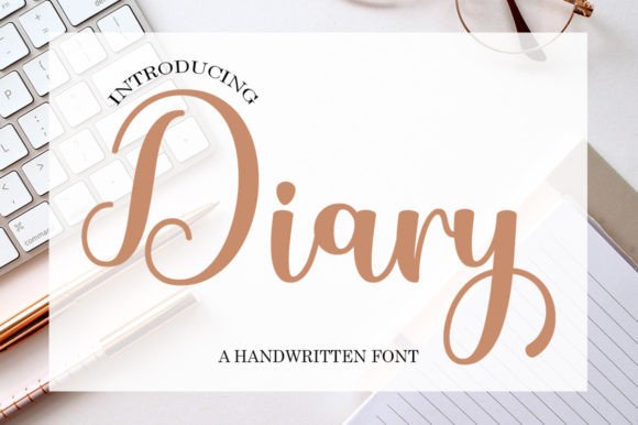 Diary Font Poster 1