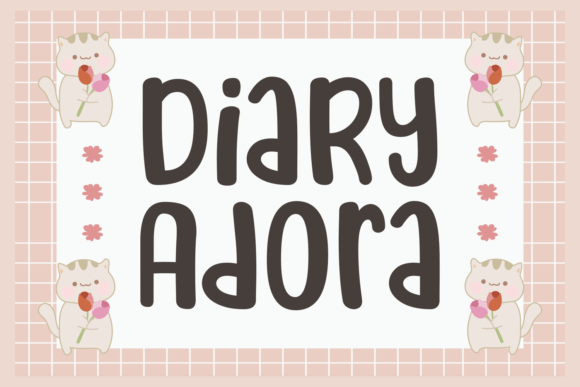 Diary Adora Font Poster 1
