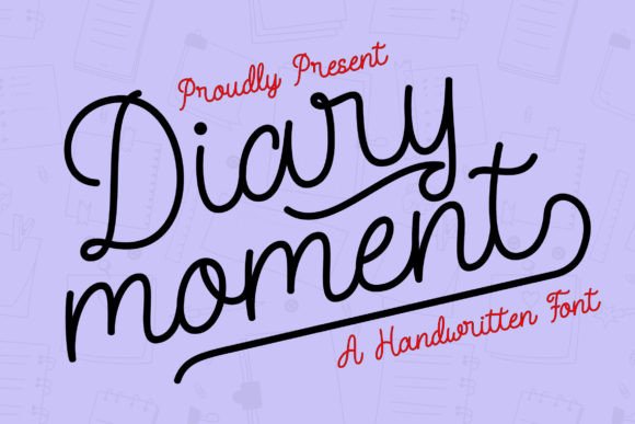 Diary Moment Font