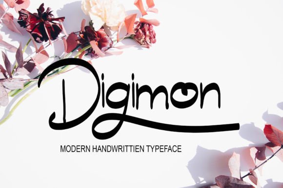 Digimon Font Poster 1