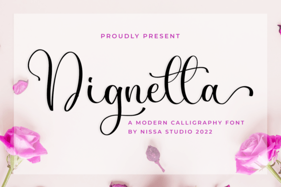 Dignetta Font Poster 1