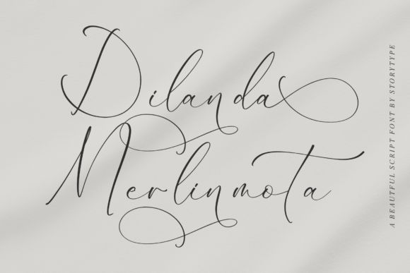 Dilanda Merlinmota Font Poster 1