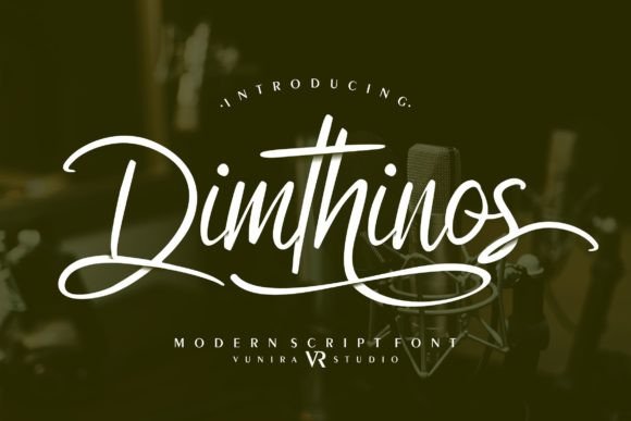 Dimthinos Font Poster 1