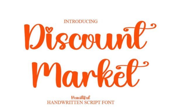 Discount Market Font Poster 1