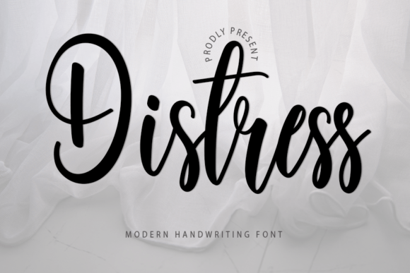Distress Font Poster 1