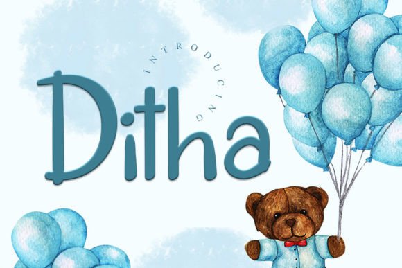 Ditha Font Poster 1