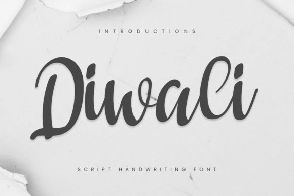 Diwali Font Poster 1