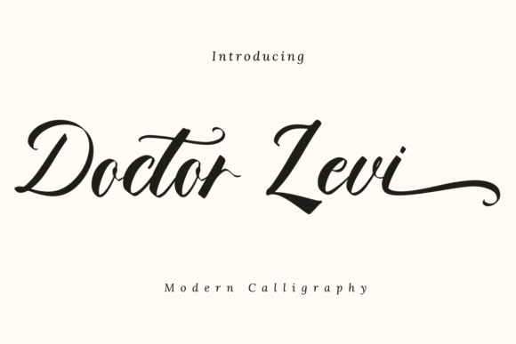 Doctor Levi Font Doctor Levi Font Poster 1