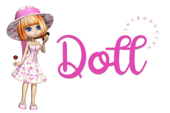 Doll Font Poster 1