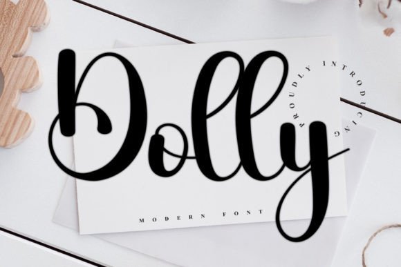 Dolly Font Poster 1