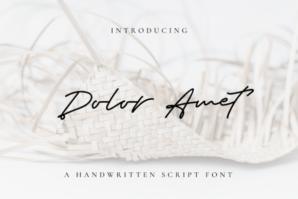 Dolor Amet Font Poster 1