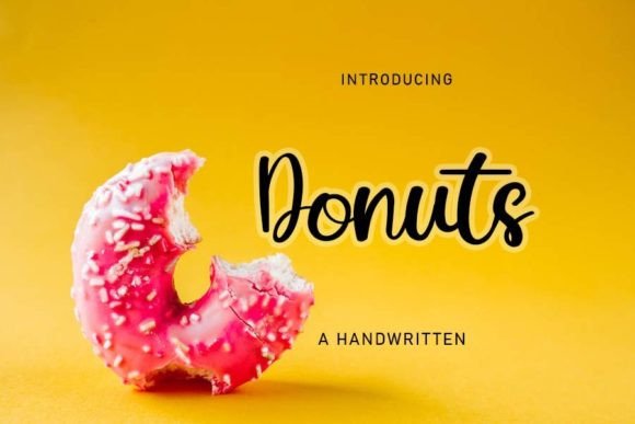 Donuts Font Poster 1