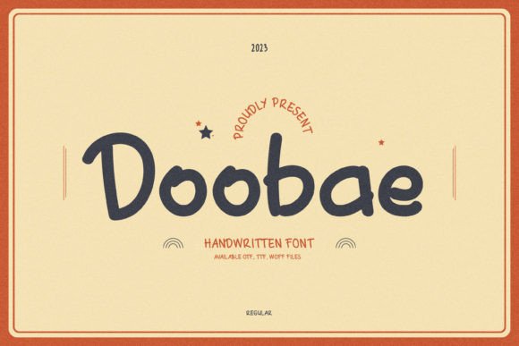Doobae Font Poster 1