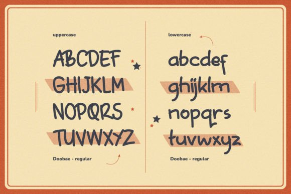 Doobae Font Poster 8