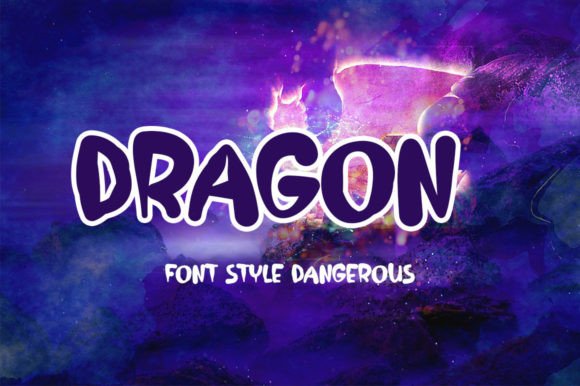 Dragon Font Poster 1