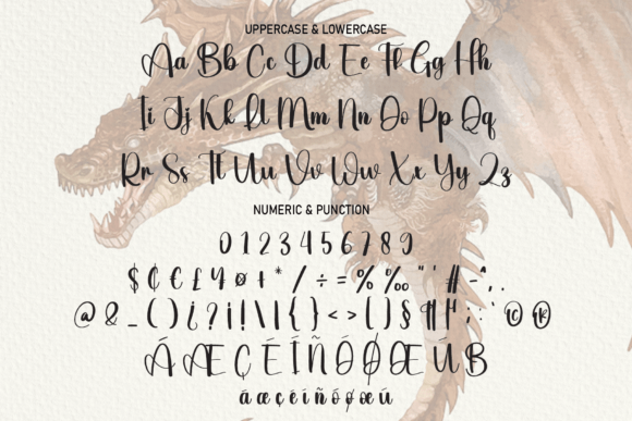 Dragon Font Poster 6