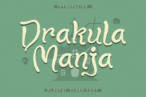 Drakula Manja Font Poster 1